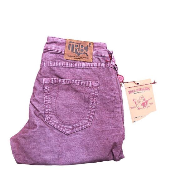 BRAND New True Religion Jeans Size 26 SHANNON MID RISE Corduroy Pants - Picture 7 of 10